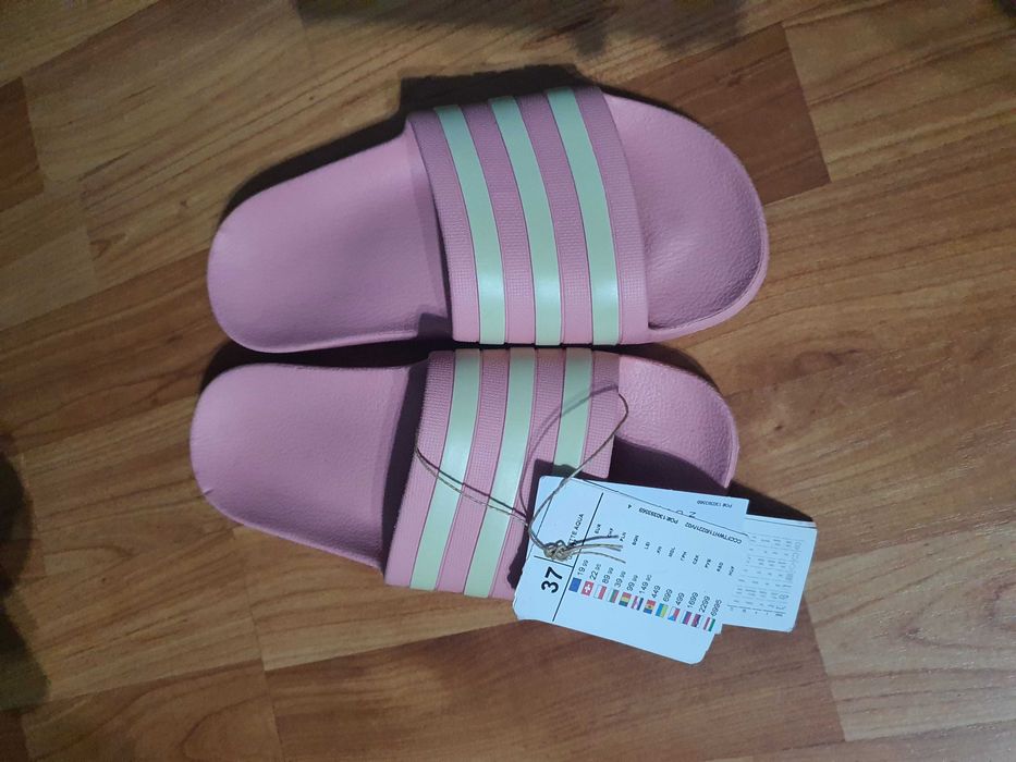 Papuci Adidas Adilette aqua, roz, 37, noi