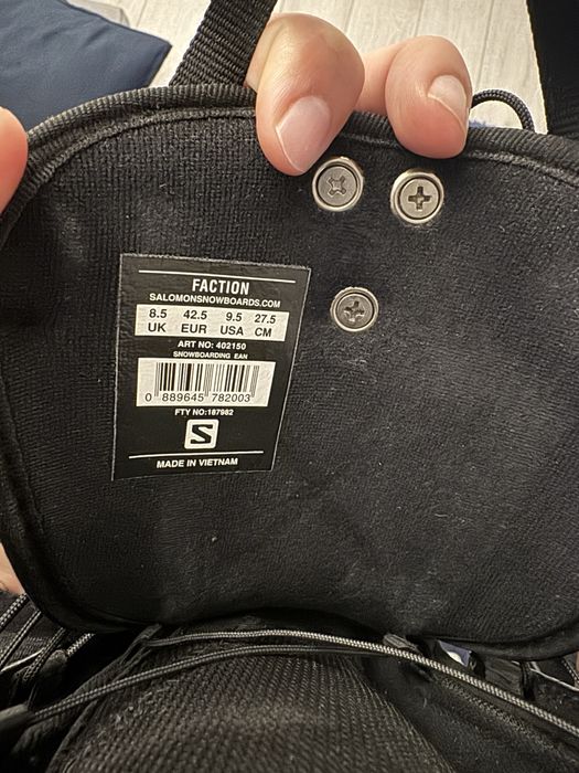 Boots Snowboard Salomon Faction