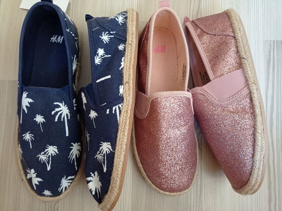 Espadrile H&M măr. 34, 36 Nou superbe