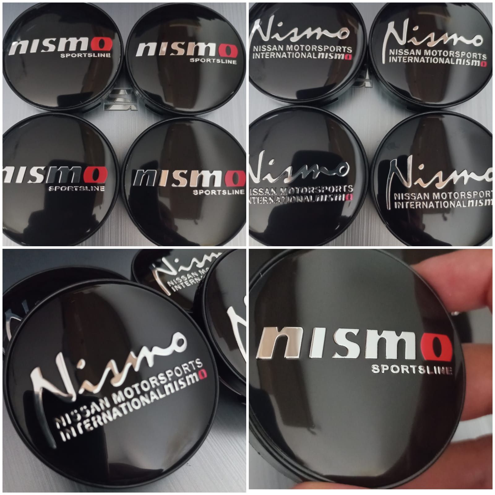 Nissan/Nismo - set 4 capace pentru jante de aliaj