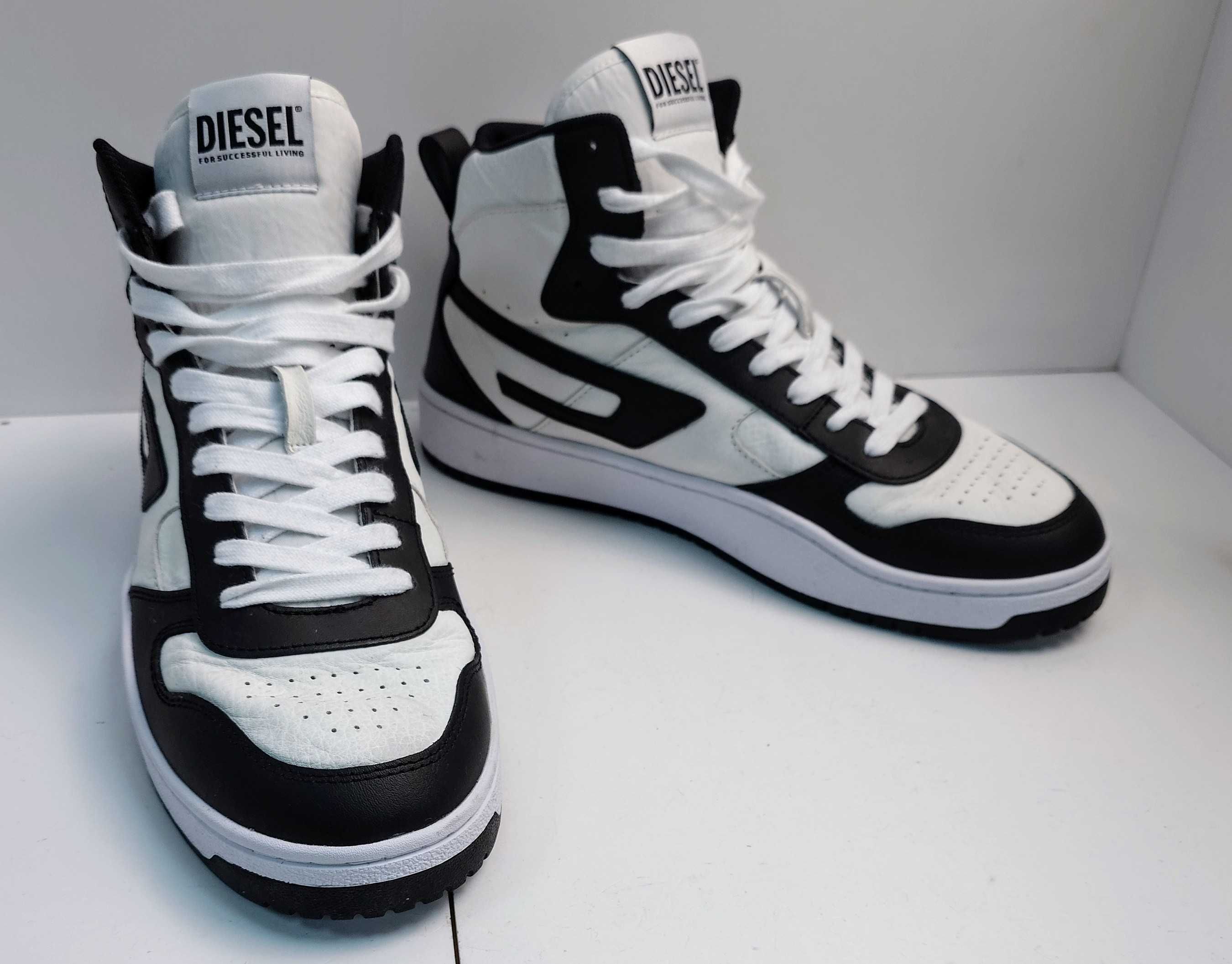 Diesel високи кожени сникърси