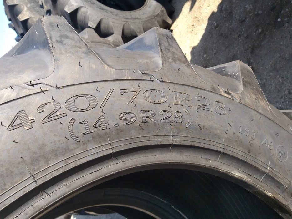 Cauciucuri noi 420/70 R28 anvelope radiale OZKA garantie 2 ani factura