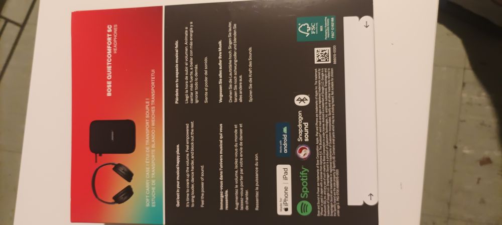 Casti wireless Bose quit confort