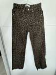 Pantaloni animal print - noi, fara eticheta - marime S