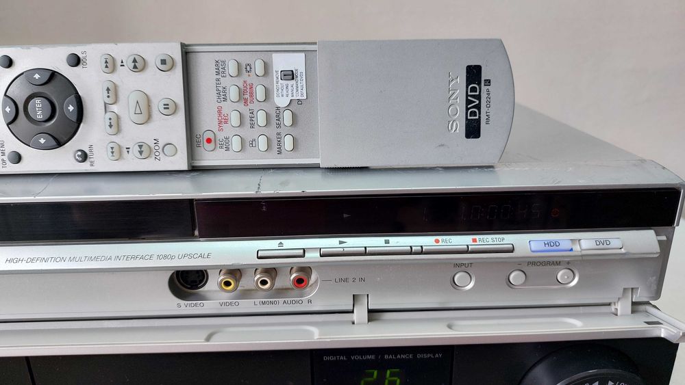 Sony RDR HX 750 muzica rec film muzica