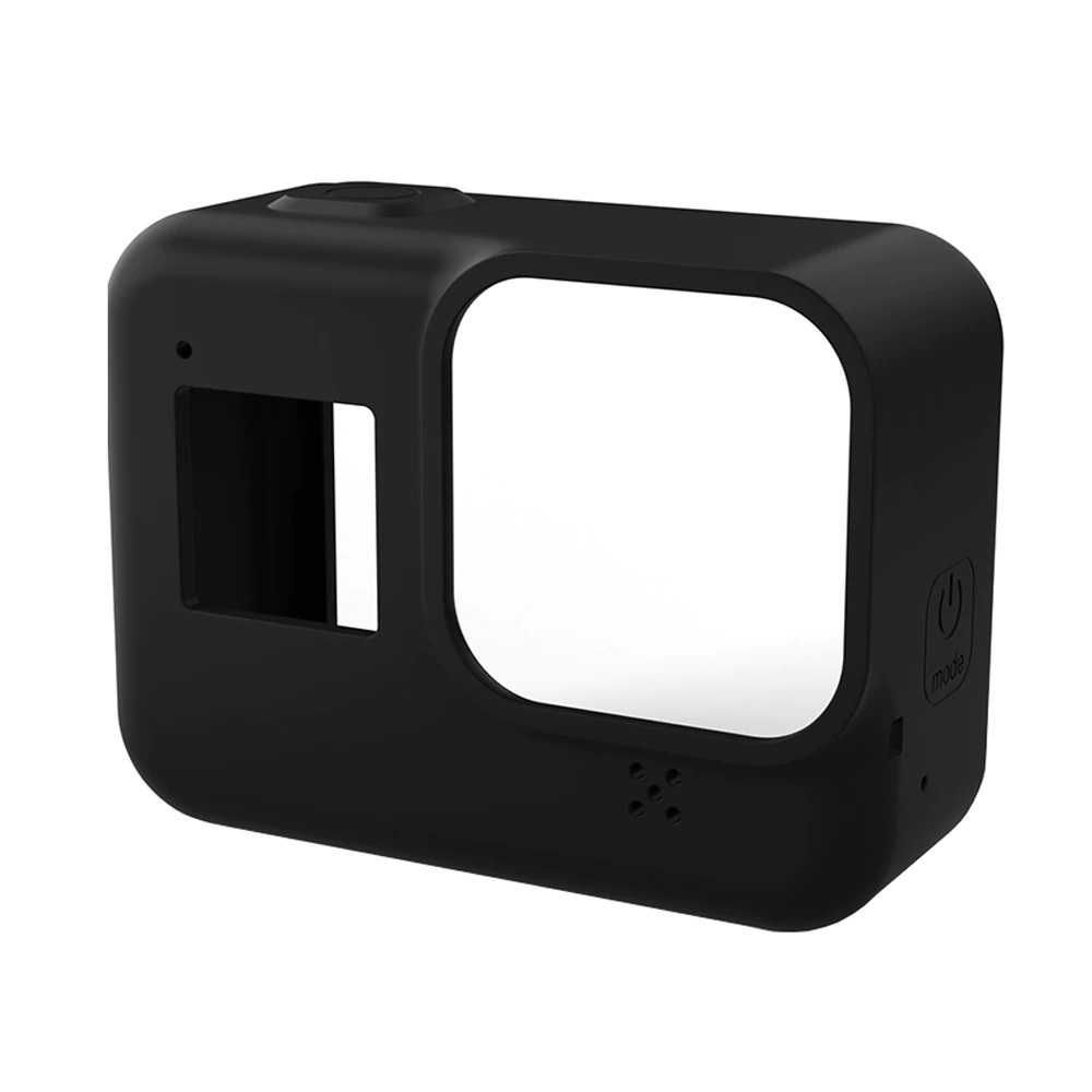 Husa silicon + folie sticla display (2) camera GoPro 8 Hero 8 Black