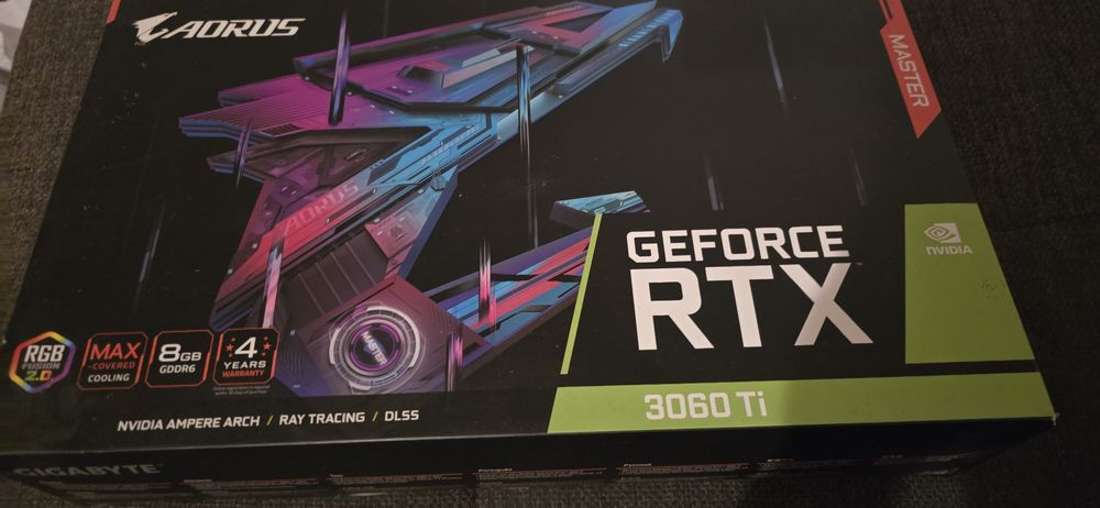 Placa Video Rtx NVIDIA GIGABYTE 3060ti Aorus Garantie