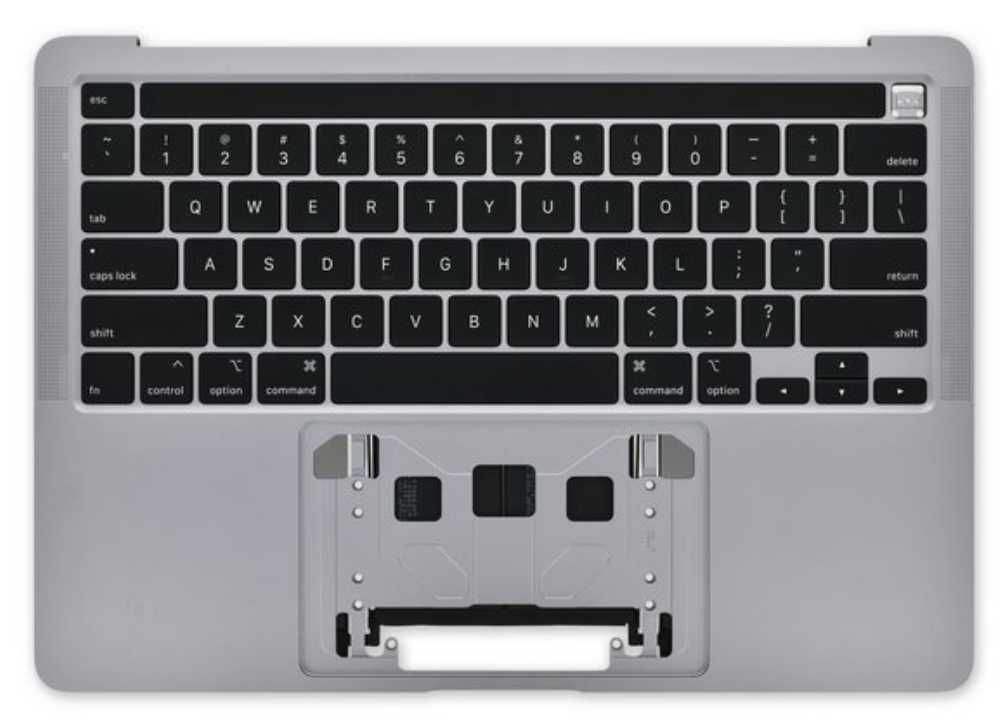 topcase tastatura macbook pro A2251 2020 complet spacegray