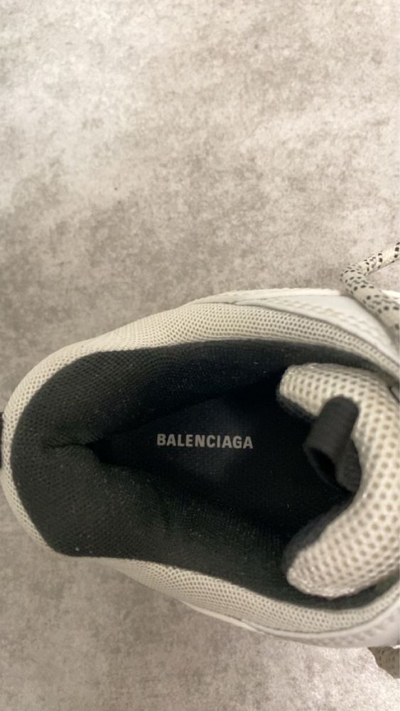 Balenciaga Triple S clear sole White/Grey