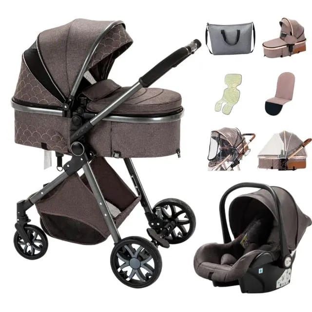 NOU Carucior 3 in 1 bebelus landou copii pliabil smart bebe + CADOU