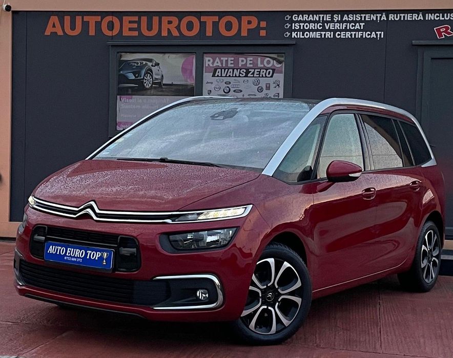 Citroën C4 Grand Space Tourer 7locuri,garantie1an,carVertical,km certificati rate credit