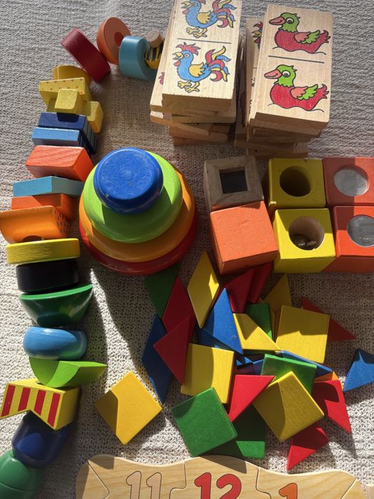 Lot jucarii din lemn