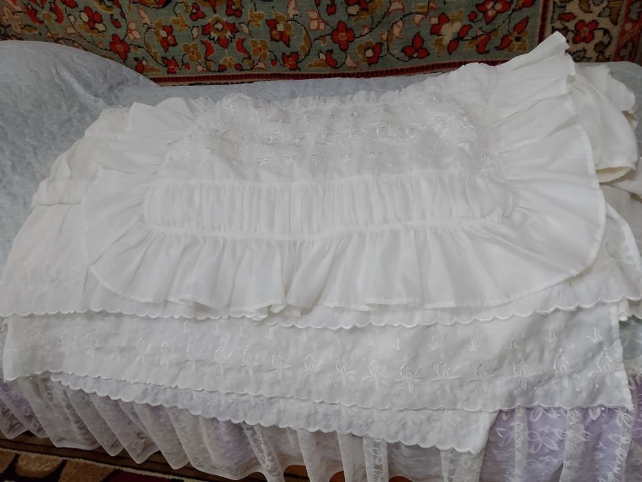 Покрывало свадебное на 2-х спальную кровать 2,10*2,0м