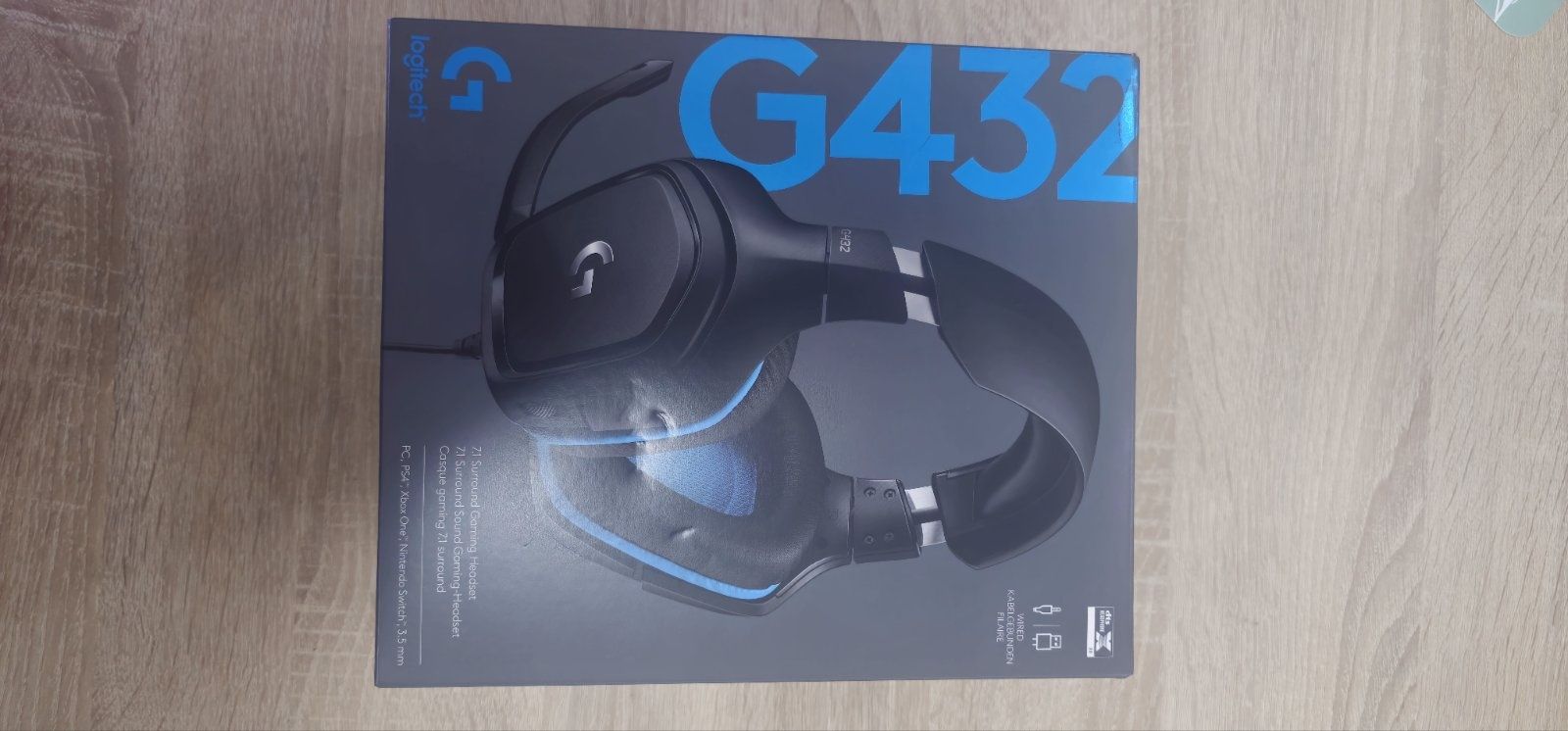Слушалки Logitech g432