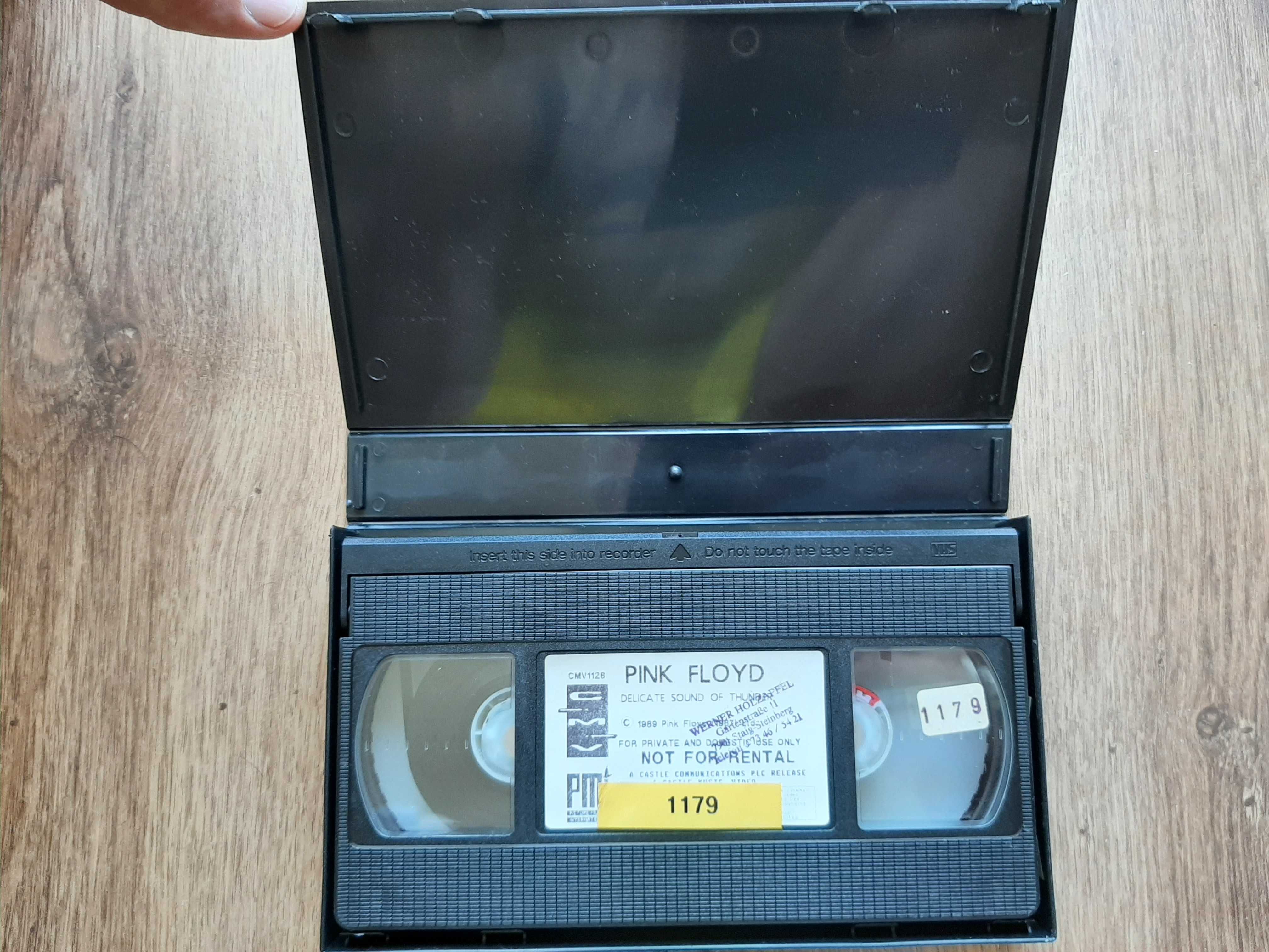 Pink Floyd in concert caseta video VHS Delicate Sound of Thunder 1989