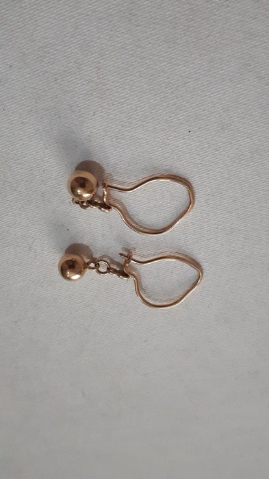 серьги золото ссср завод 583-проба цена указано за грам.