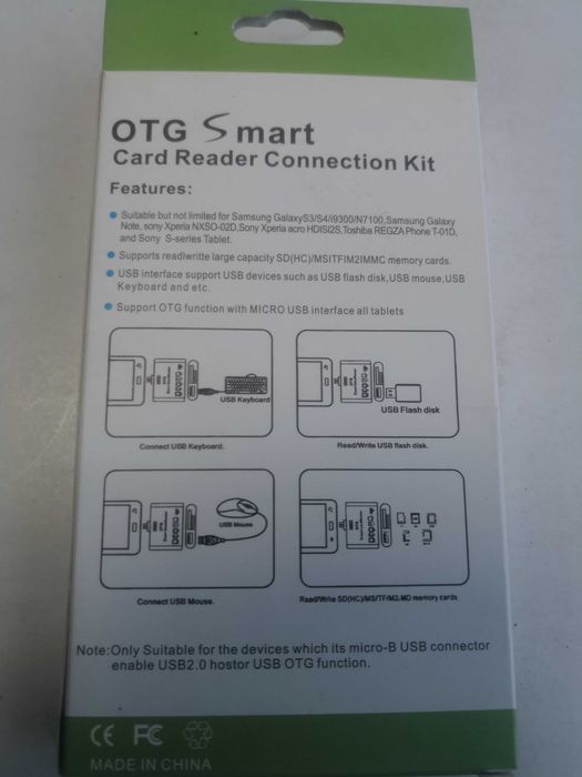 Adaptor otg card reader mufa micro usb sau iphone