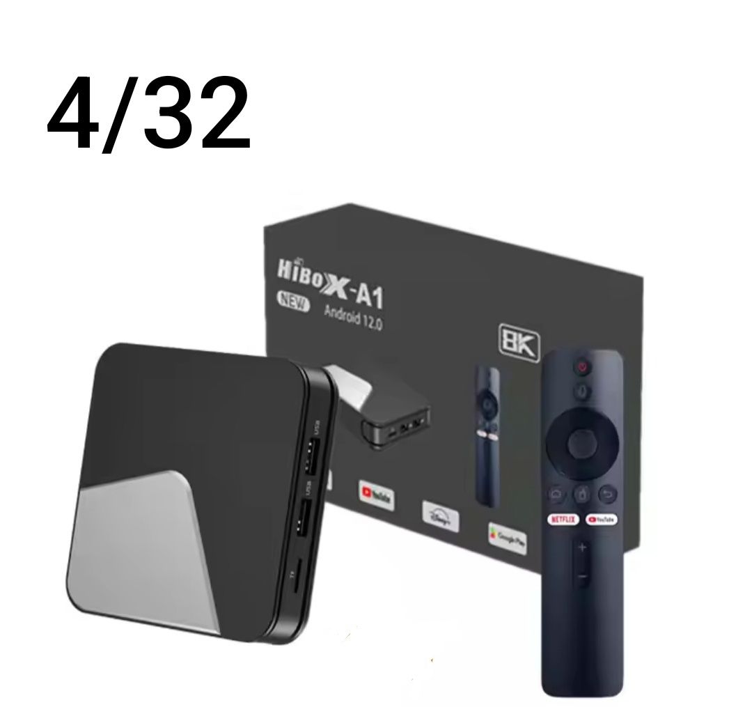 Hibox i  4/32  ,Android ,tv box, smart tv, смарт приставка