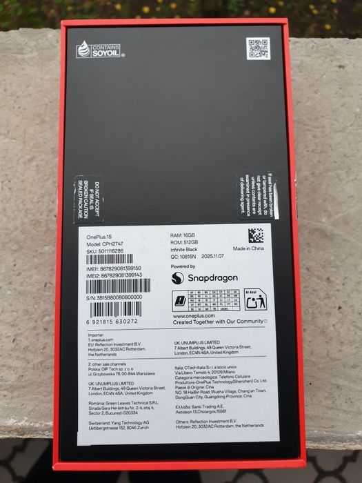 OnePlus 15 /512Gb /16gb ram/ ca nou