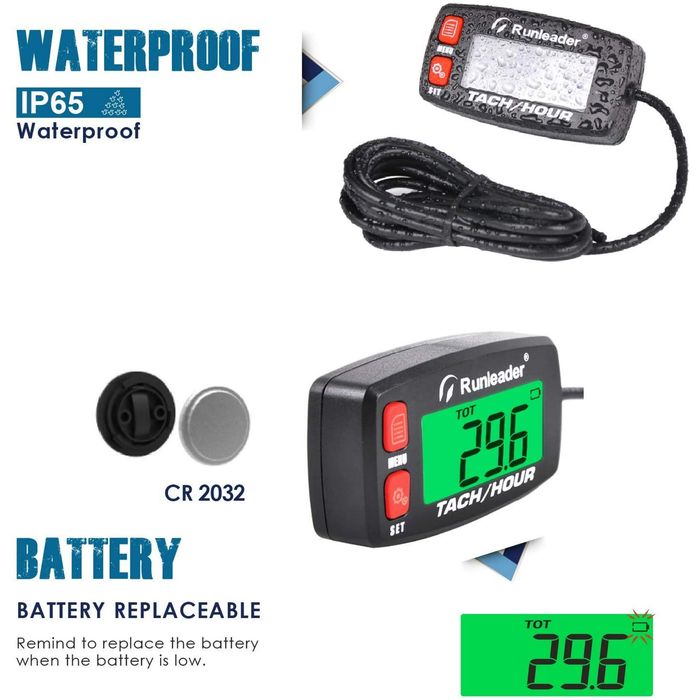 Tahometru digital motor barca atv