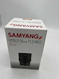 Obiectiv Samyang 35mm T1.5 VDSLR MK2, Nikon sigilat