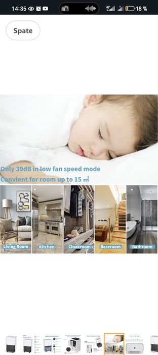 Dezumificator 10l  cu compresor - purificator aer - nou