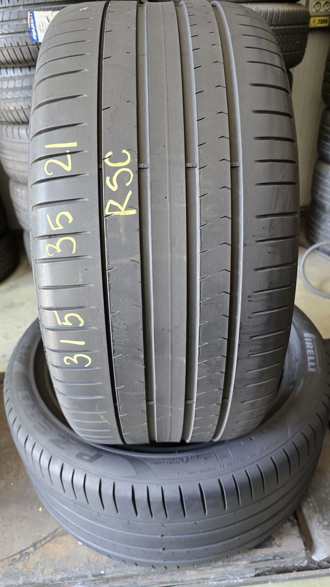 2 anvelope vară Pirelli RSC 315/35/21 dot 2021