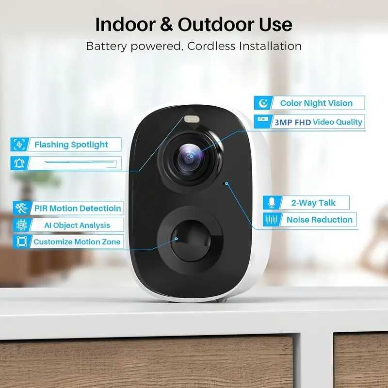 Соларна wifi камера с батерия - solar battery wifi camera BW4