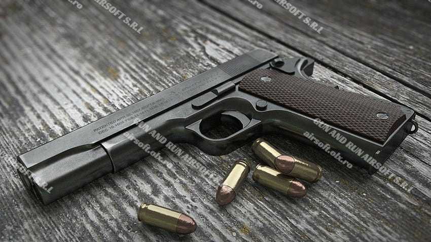 Pistol Airsoft Cu Aer Comprimat - [RECUL PUTERNIC] Co2Gaz FULL METAL!!