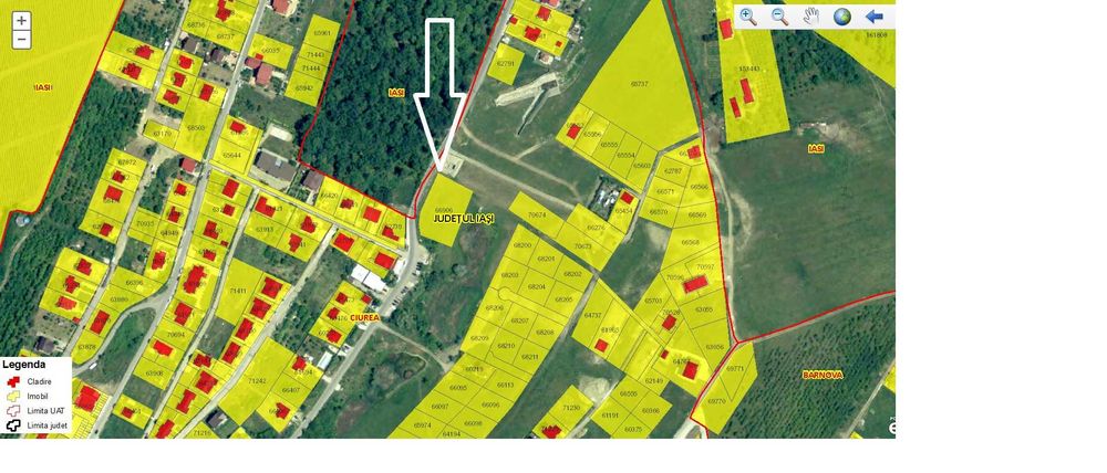 Teren Intravilan Hlincea / Cetatuia 2075mp 41500 € - 20 €/mp
