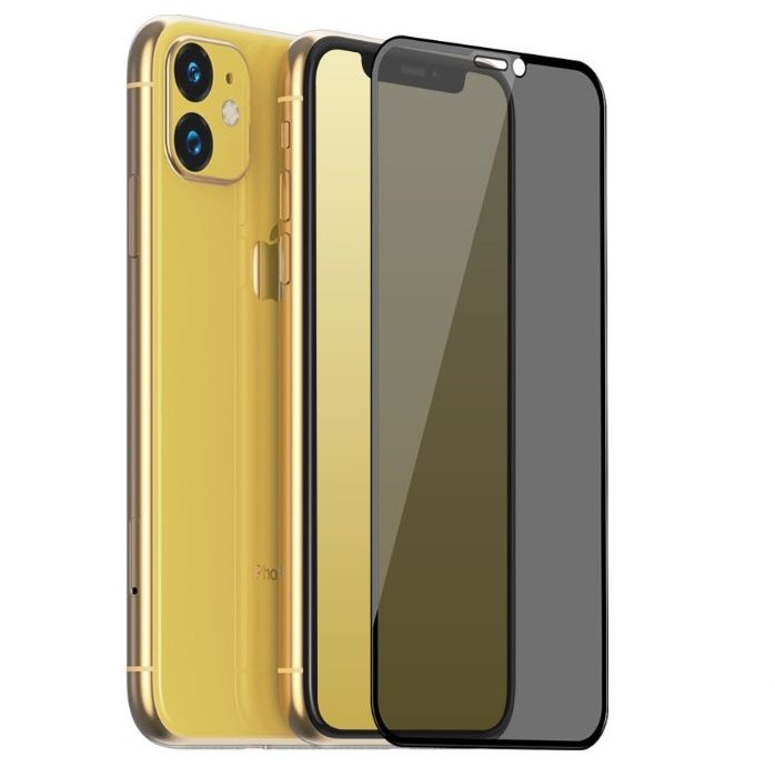 Folie de sticla 5D Apple iPhone 11, Privacy Glass Elegance Luxury, NOU