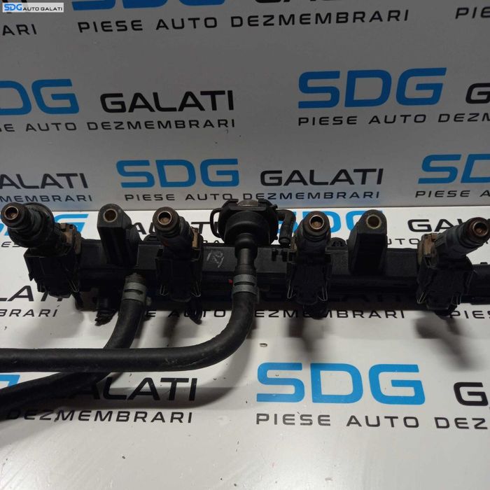 Rampa Presiune Injectoare cu Injector Injectoare Volkswagen Lupo 1.4 MPI AUD 2000 - 2003 Cod 030133319AA 2435170160 [1107]