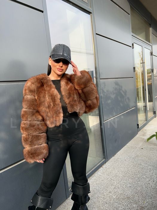 Blana superba naturala scurta vulpe