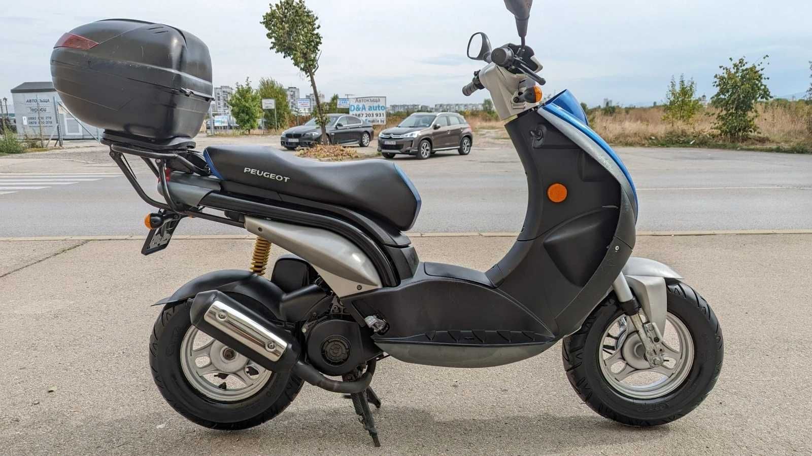 Скутер мотопед мотор с регистрация 49цц Peugeot Ludix Пежо 50цц 70цц