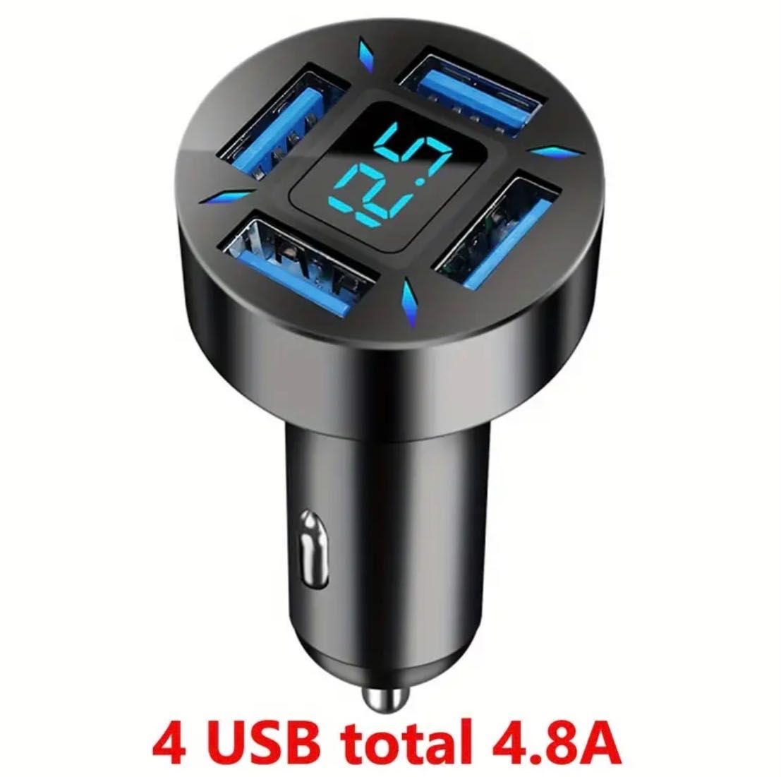 Incarcator modulator auto cu 4 USB-uri 4.8A