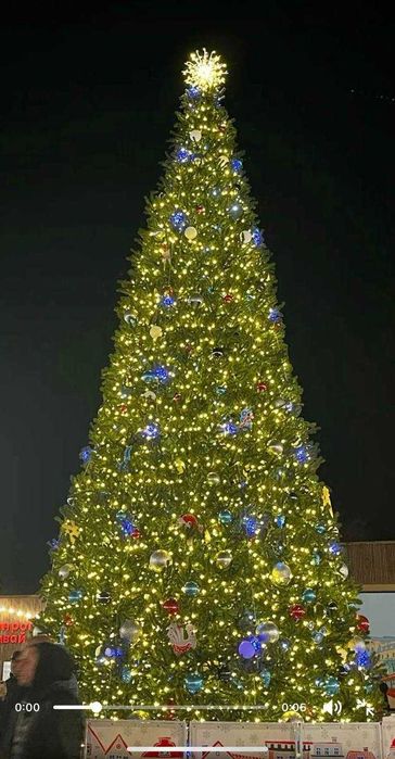 Новогодняя Ёлка оформления Yangi yil archasi 25 метр