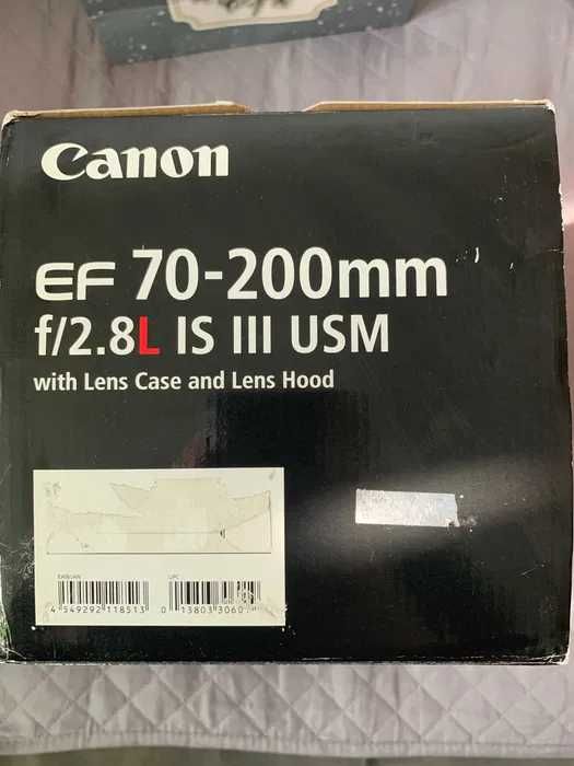 Canon 70-200mm F2.8 L IS III USM - NOU