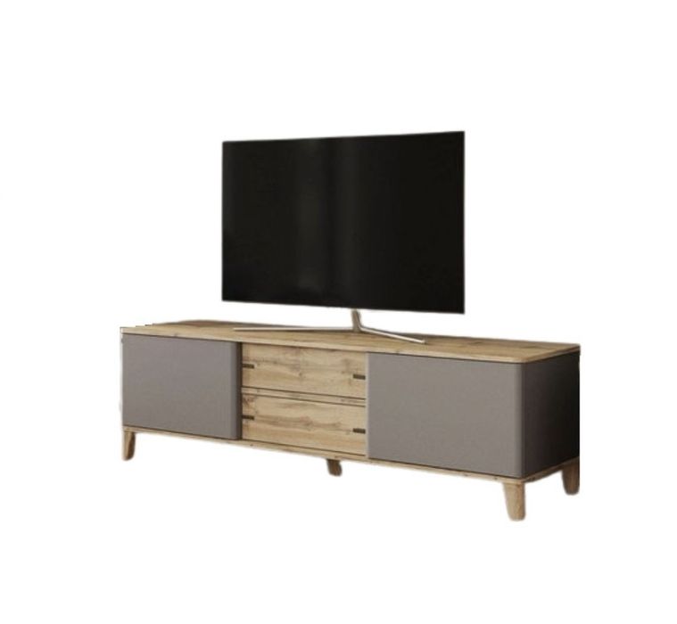 Comoda TV gri Rula 178,5/50,5/52,5 cm