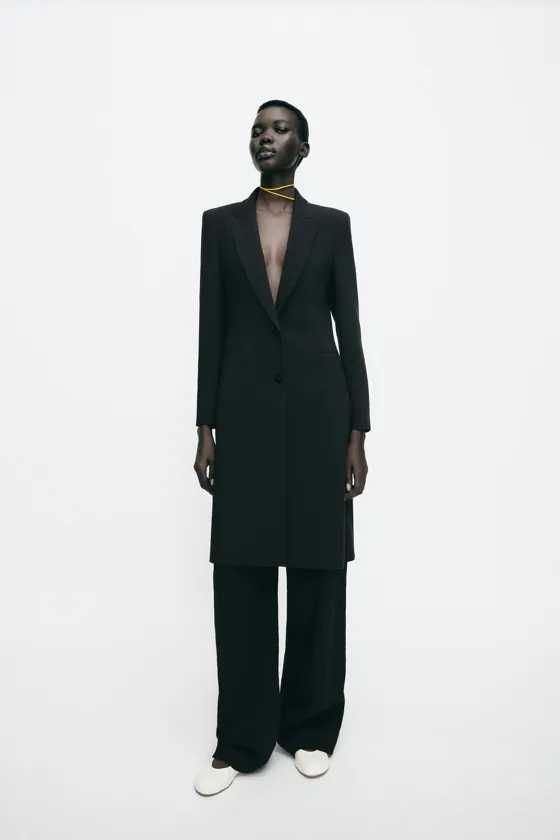 Zara дълъг блейзър размер XS
