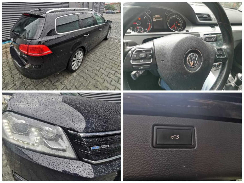 VW Passat B7, 2014 panoramic 1.6 TDI, BlueMotion + 2 rânduri de roți