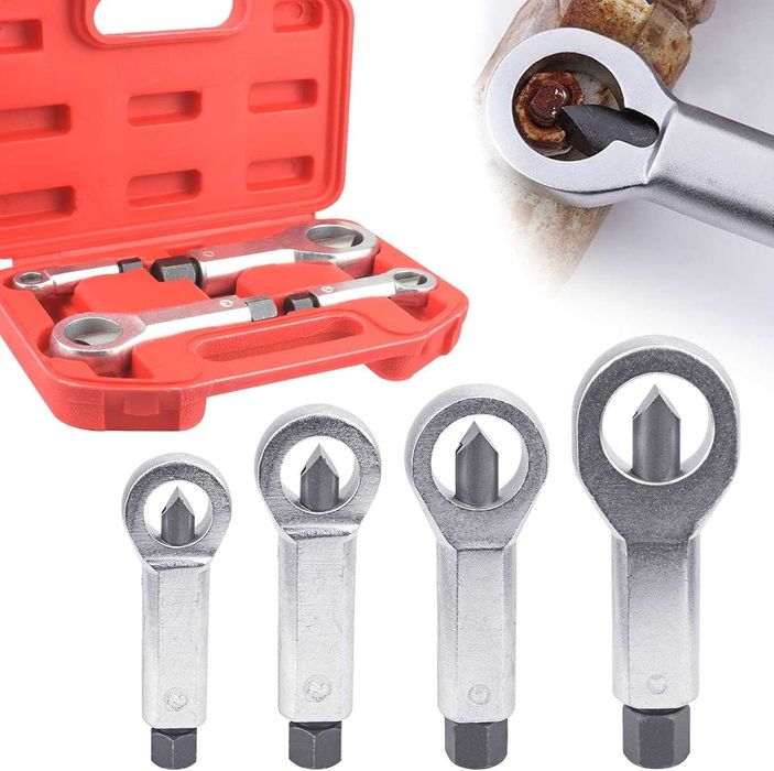 Set 4 chei extractoare pentru  taiat piulite,  NOU, Factura
