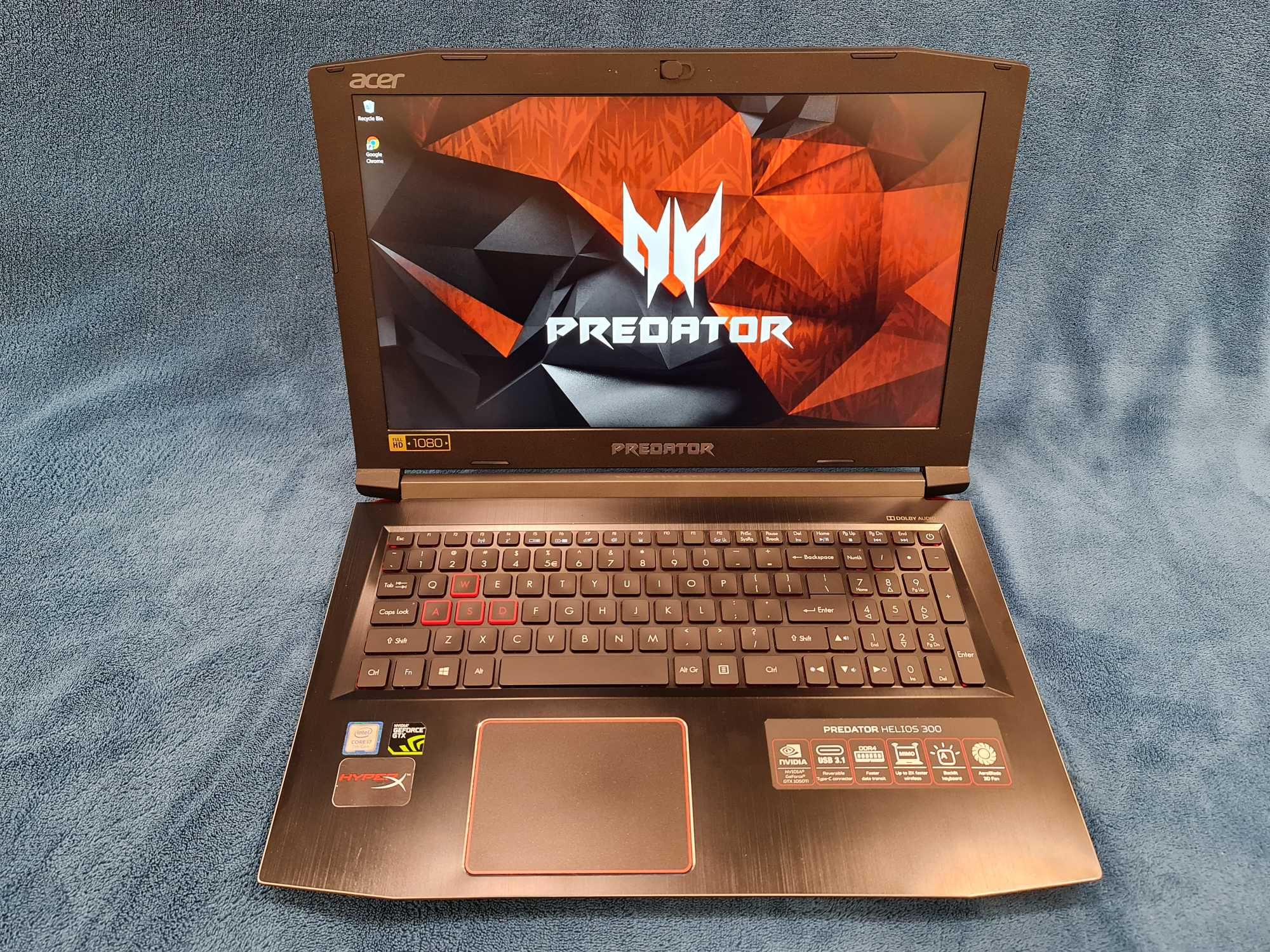 Laptop gaming Acer Predator 16, intel core- i7, la 4,2 ghz,  ram 16 gb