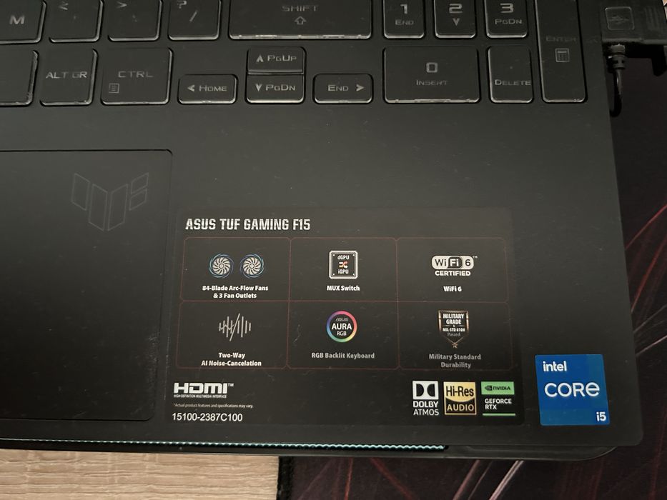 Asus tuf f15 impecabil