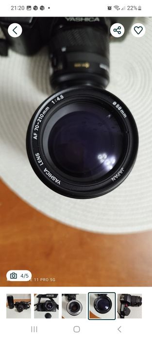 Aparat vintage Yashica 200 AF