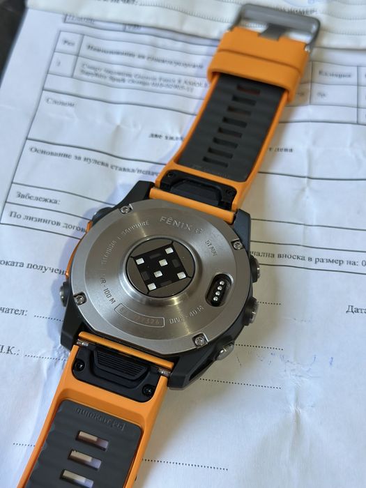 Garmin Fenix 8 Amoled Sapphire Premium 51MM Spark Orange