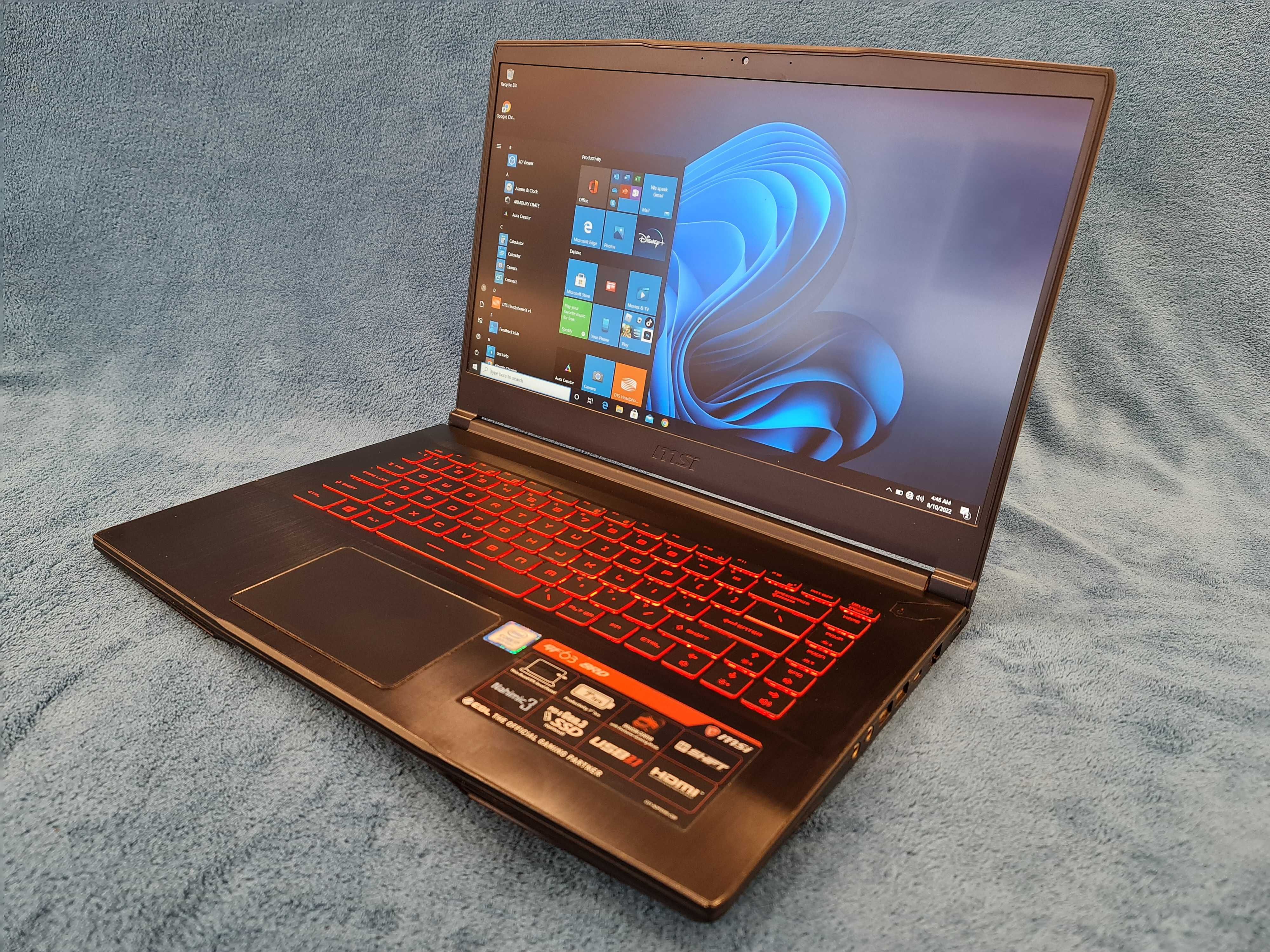 laptop gaming MSI ,intel core i7-8750H  ,video NVIDIA GTX, aluminiu