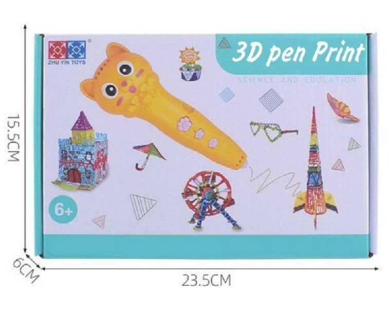 Беспроводные 3д ручки, с аккумулятором,  в виде кошки , Качественные!!