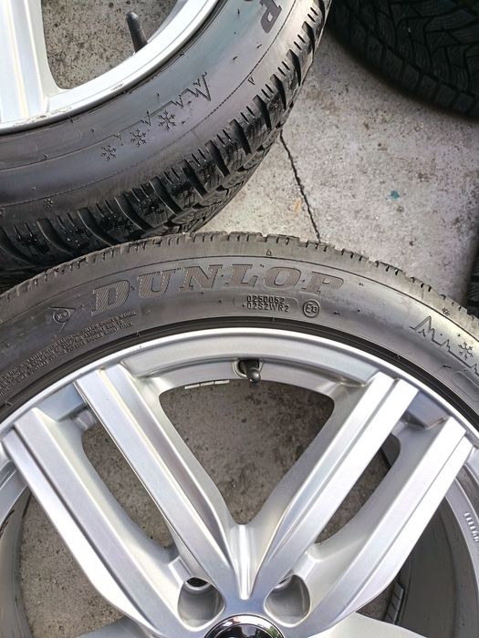 18ки джанти 5x112 със зимни гуми Dunlop