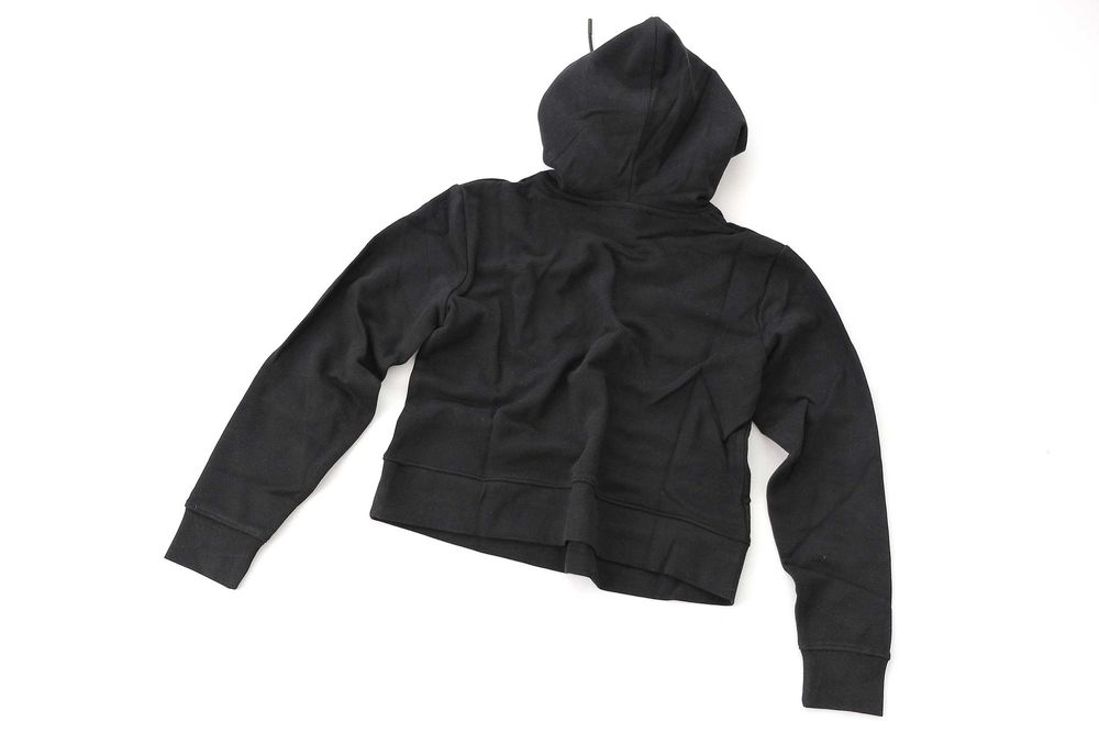 ПРОМО GUESS XS/S/M-Оригинален черен дамски сутчър с качулка