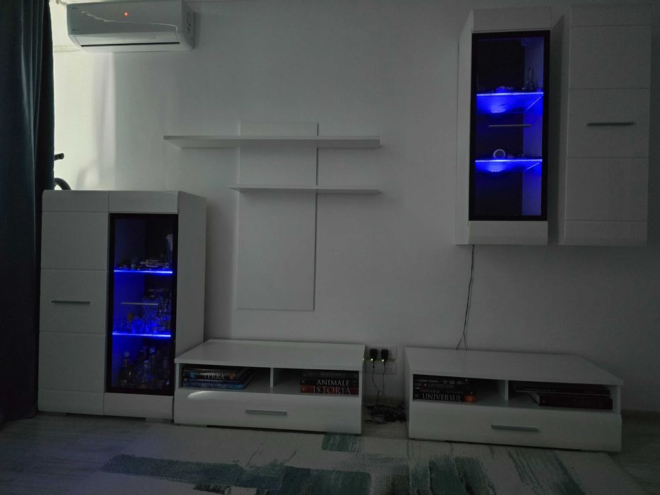 Mobila alba living Kika